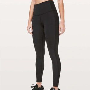 Lululemon Wunder Under Legging Black Sz 4, 25 inch (7/8 Length)